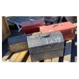 (4) Metal Toolboxes