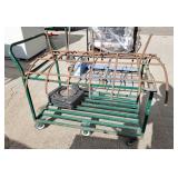 Shop Cart & Wood Rack