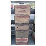 (6) Wood Crates