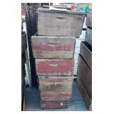 (6) Wood Crates