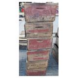 (6) Wood Crates