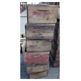 (6) Wood Crates