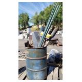 Barrel of Miscellaneous Garde Tools