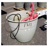 Flower Pots & Flamingoes