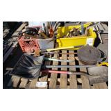 Pallet of Garden Tools