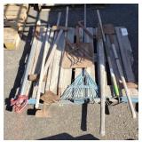 Pallet of Garden Tools