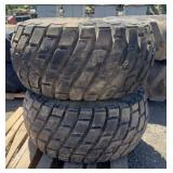 (2) 18.4-16.1 Tires w/8-Lug Rims