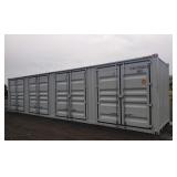 40' High Cube Shipping Container w/ Side Doors