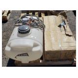 25-Gallon Poly Tank w/Pump, Pitcher Pump &