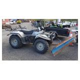 Suzuki Four Wheeler w/Snow Plow & Winch