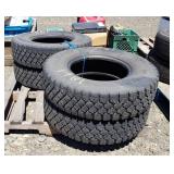 (4) Studded Kelly Tires 235/85R16