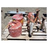 Transmission, Jack Stands, Gas Cans