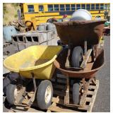 (3) Wheelbarrows