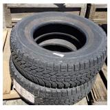 (2) WinterForce 235/70R16 Studded Tires
