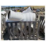 Bin of 18'x10' PVC 'Y' Fittings