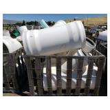Bin of 18'x10' PVC 'Y' Fittings