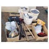 Pallet of Assorted Fence Supplies