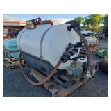 300-Gallon Spray Tank on Skid w/Pump