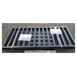 (5) Black Welded Galvanized Steel Fencing