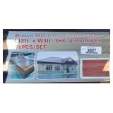 (70) Brown Metal Roof/Wall Panels