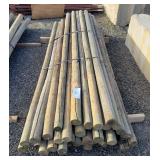 8' Wood Fence Posts