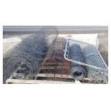 Pallet of Partial Rolls 4' Fencing & Gate