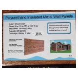 (20) Polyurethane Insulated Wall Panels