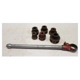 Ridgid 00-R Ratcheting Pipe Threader w/ Dies