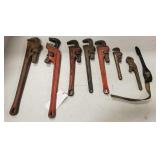 Assorted Pipe Wrenches