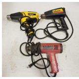 (3) Electric Heat Guns