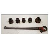 Ridgid 00-R Ratcheting Pipe Threader w/ Dies