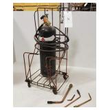 Acetylene Tank, Hose & Tips
