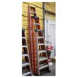 (3) Werner Step Ladders - 6', 8' & 10'