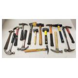 Assorted Hammers & Sledge Hammers