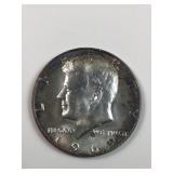 1969 40% silver Kennedy half dollar