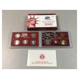 2000 silver proof set US mint