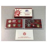 2000 silver proof set US mint