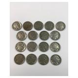 (17) US buffalo nickels