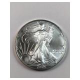 2004 1 oz silver American eagle coin