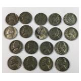 (18) US war nickels