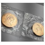 (4) 0.70 oz 90% copper first lady and White House