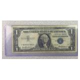 1957 series star note $1 US silver certificate