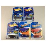 (5) hot wheels