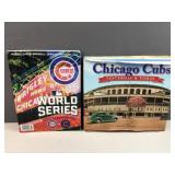 (2) Chicago Cubs program and history book