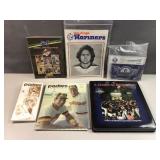 (7) antique baseball yearbooks & magazines