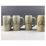 Vintage Heineken Beer Steins