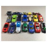 (18) die cast toy cars
