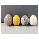 (4) stone eggs