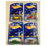 (4) hot wheels