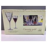 vintage set of Cristal d'Arques 'Eternity Gold'